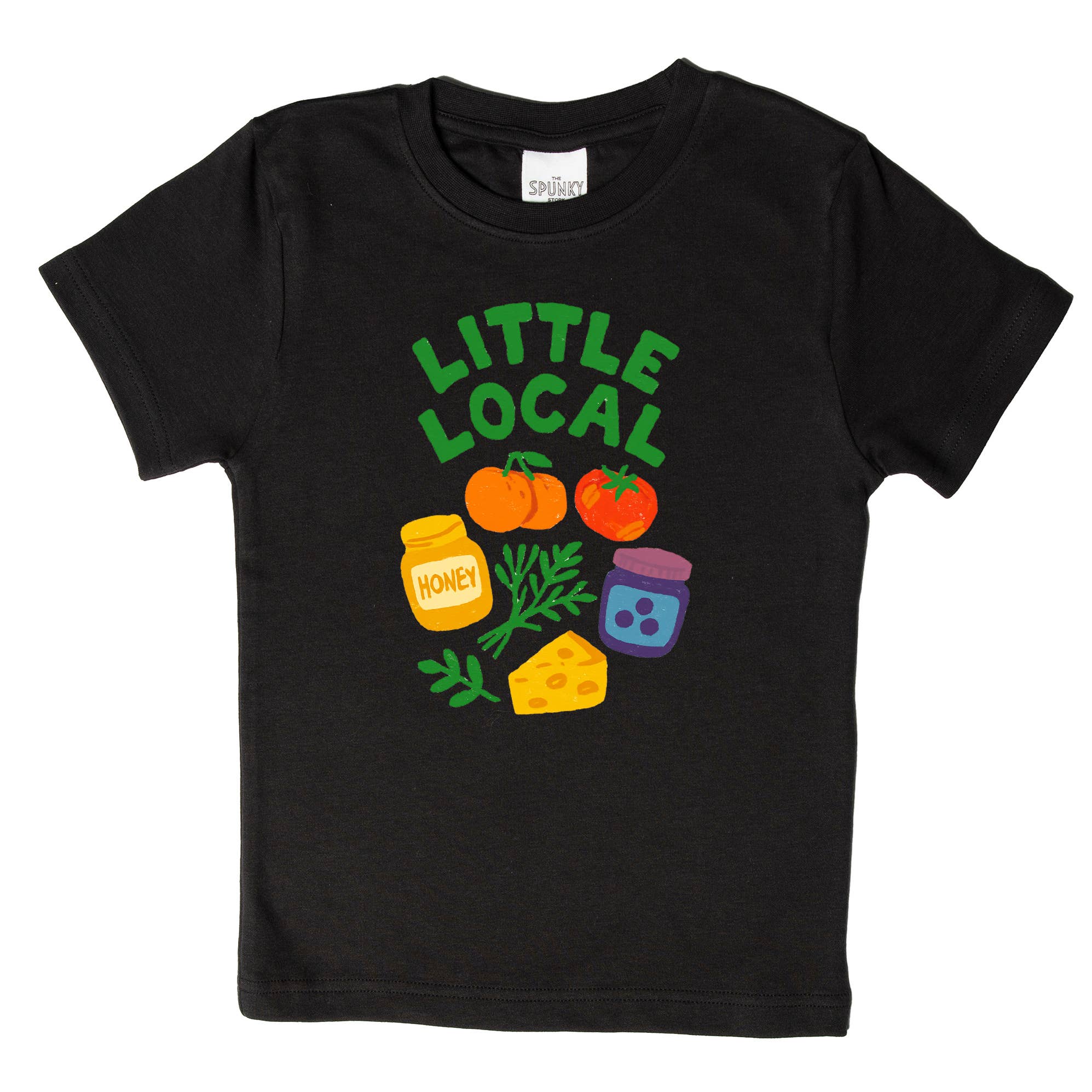 Spunky Stork - Wholesale Screen Printed T-Shirt - Kids - Local Farmer's Market Product Kids Tween Summer Graphic Tee3