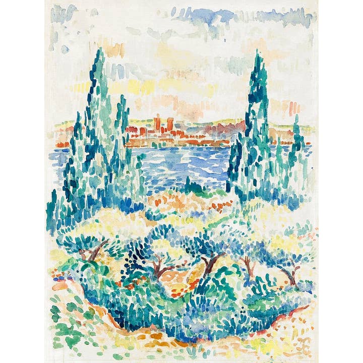 Rock Paper Scissors Wall Art - Vendita all'ingrosso Stampa artistica - Antibes (1907) di Henri-Edmond Cross