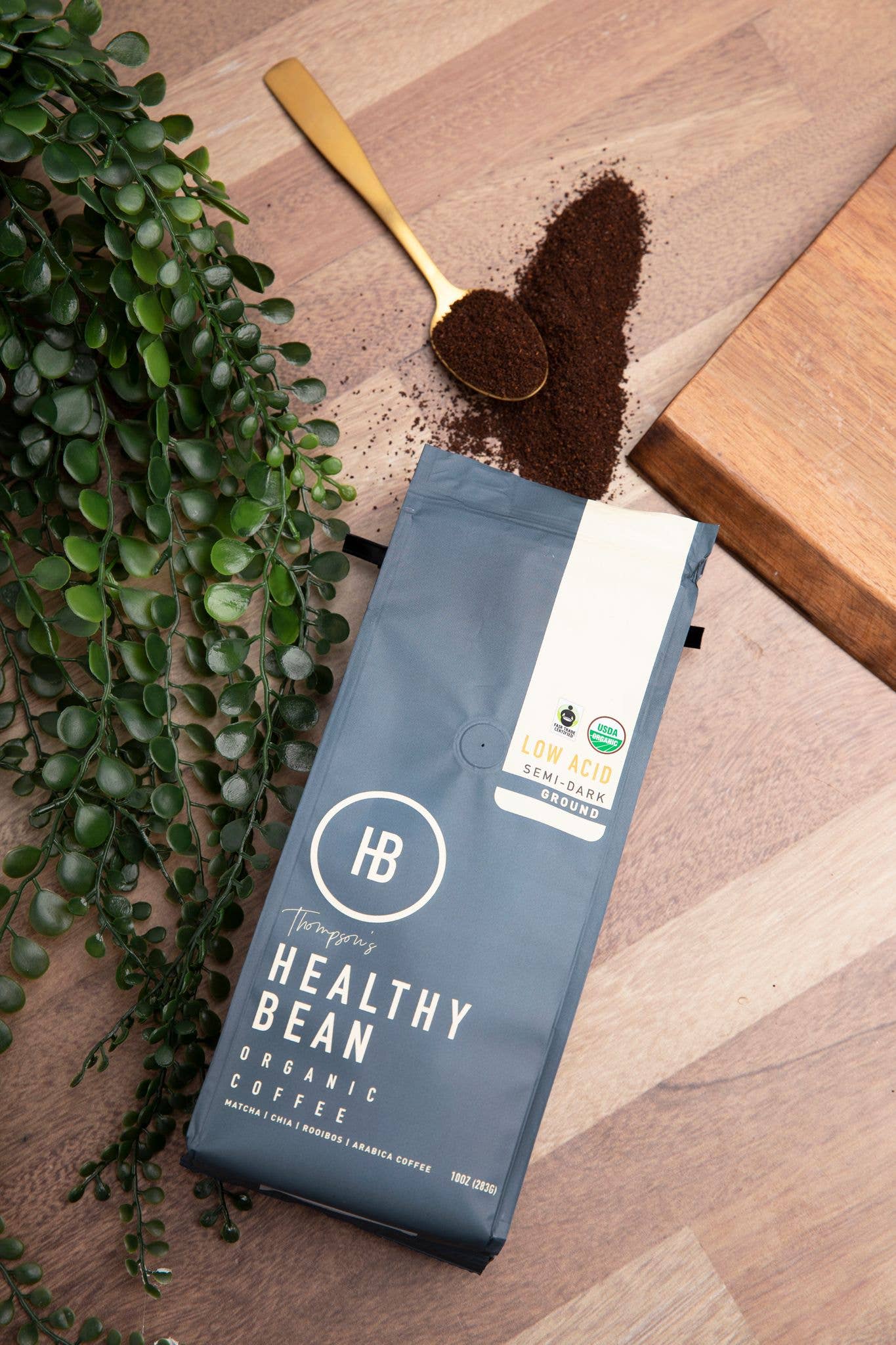 Healthy Bean Organic Coffee - Wholesale Ground Coffee - Healthy Bean Coffee - Superfood Ground, Organic, Low Acid3