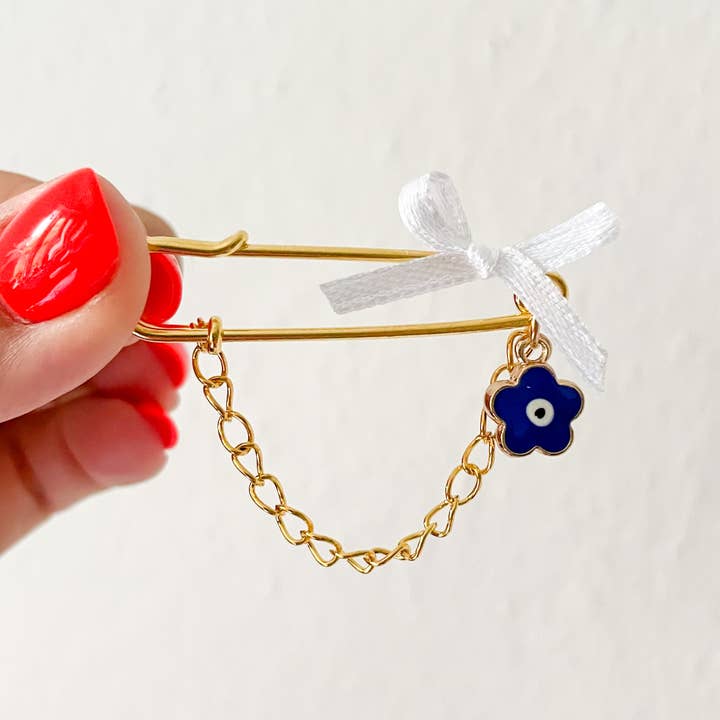 Lyckoamulett med onda ögat och kedja för wholesale av Mama.Do Blessings