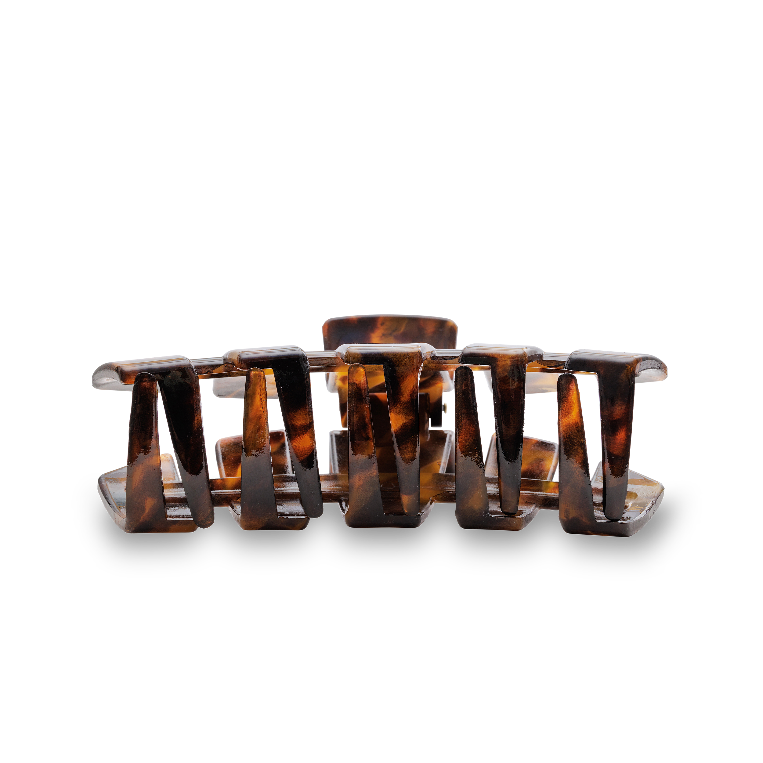 TELETIES - Wholesale Hair Clip - Women's - Classic Hair Clip | Large | Tortoise2