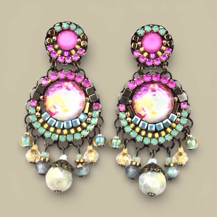 Kristallen oorbellen LOREA voor wholesale door melizijewelry