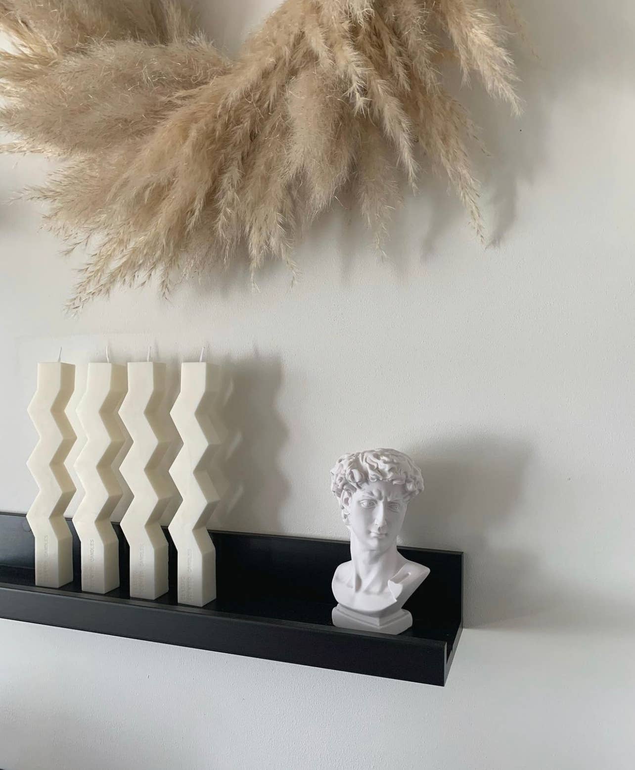 Dusty Rose Bodega - Wholesale Pillar Candle - ZIG ZAG | candle sticks1