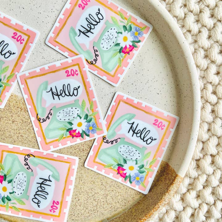 Makerie Day - Wholesale Sticker - Vintage Telephone Sticker