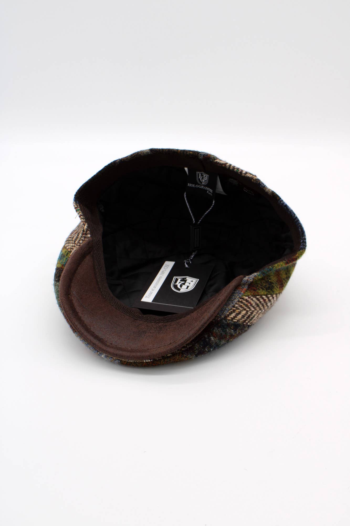 Hologramme Paris – wholesale News boy/school boy hat – Men's – 18229 Wool Cap - Brown4