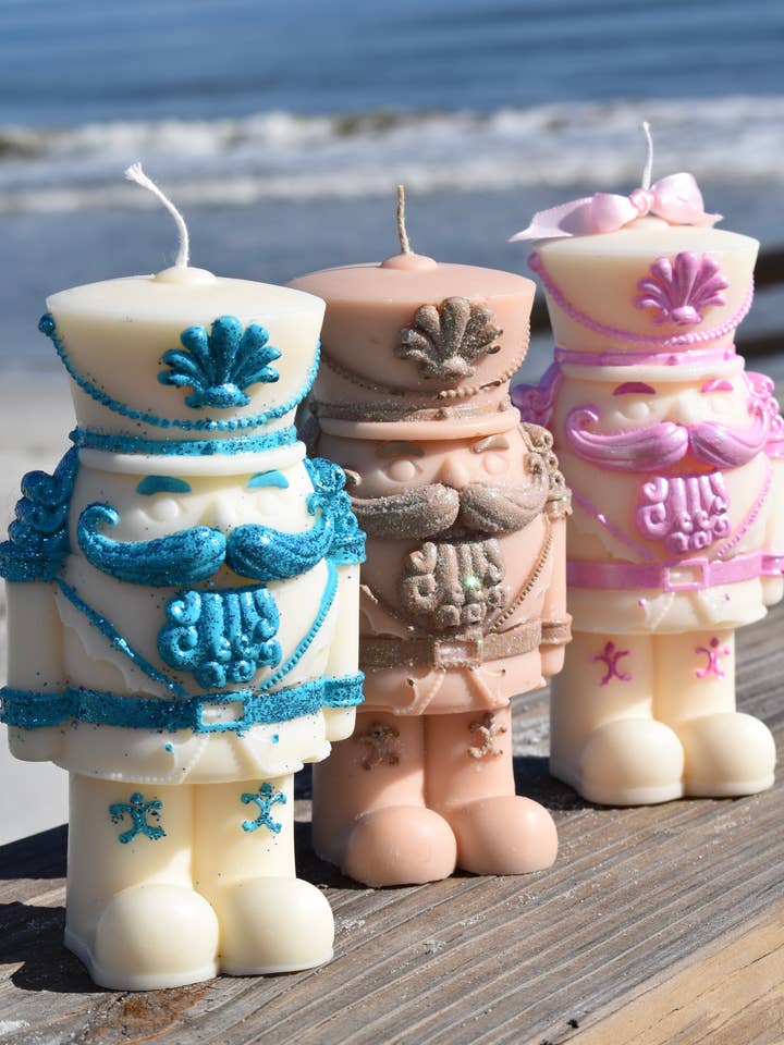 Küsten-Nussknacker-Kerze für den Großhandel von Laulea Candles