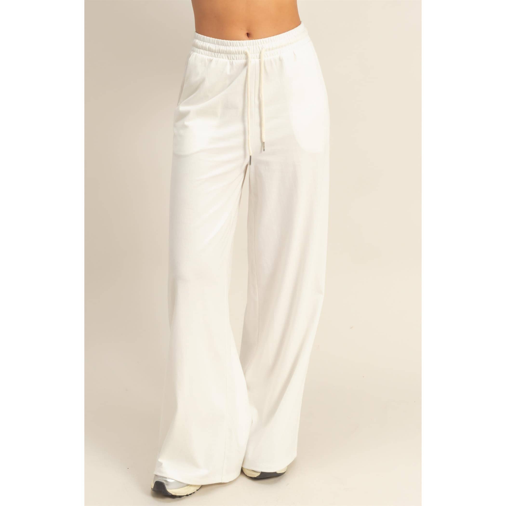 Double Zero - Vendita all'ingrosso Pantaloni sportivi/da jogging loungewear - Donna - Pantaloni larghi in cotone alla moda0