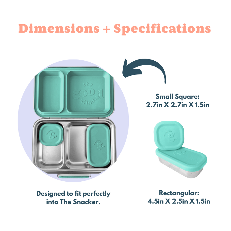 The Good Kiind - Wholesale Lunch Bag/Box - Kids - Back to school, stainless steel, lunch box: The Snacker™16