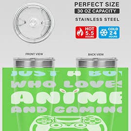 Just A Boy Who Loves 261#- anime- Tumbler for wholesale by Mugs R Us