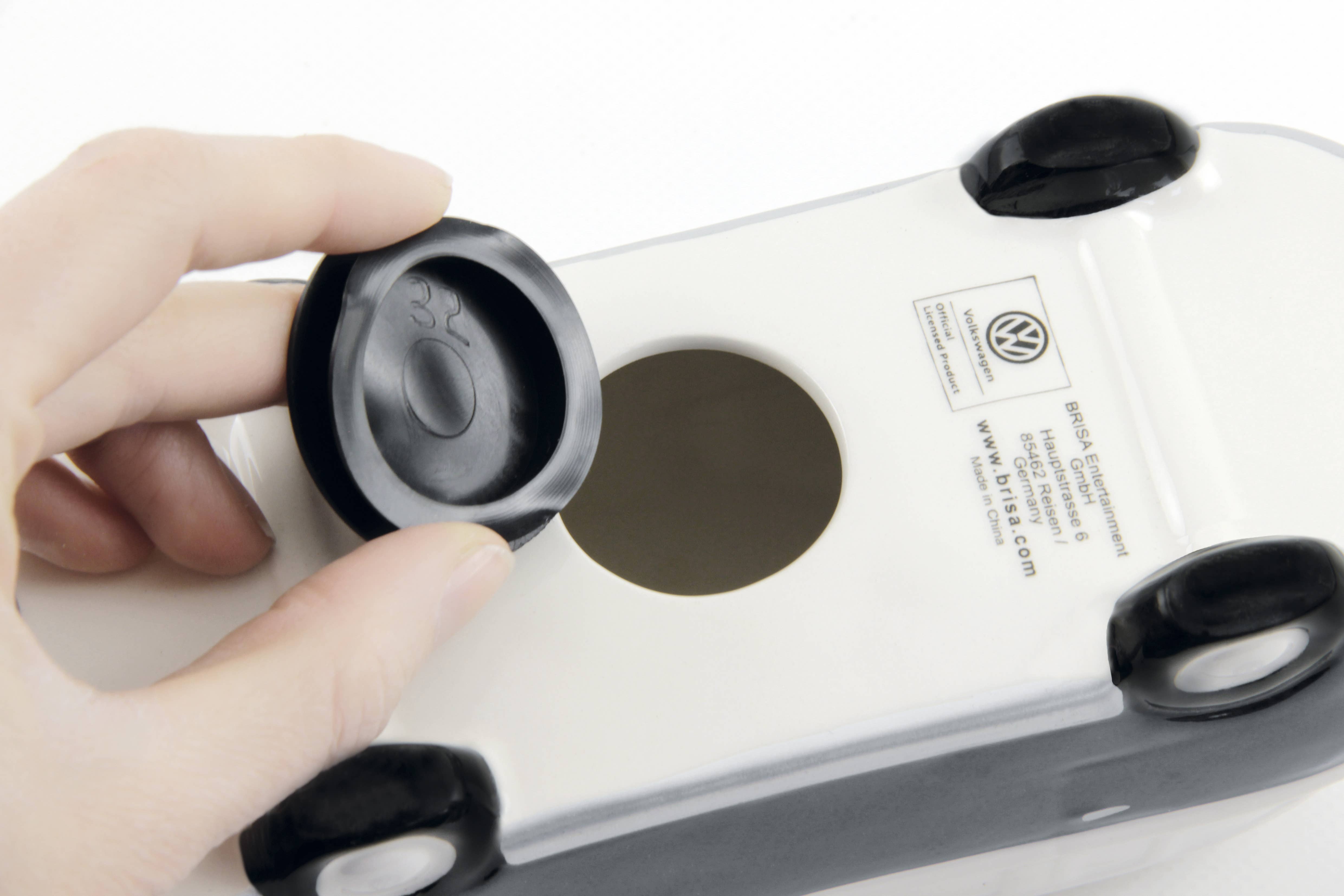 VW Collection by BRISA – Mealheiro por atacado – Cofrinho de cerâmica VW T1 Bus clássico azul (escala 1:22)5