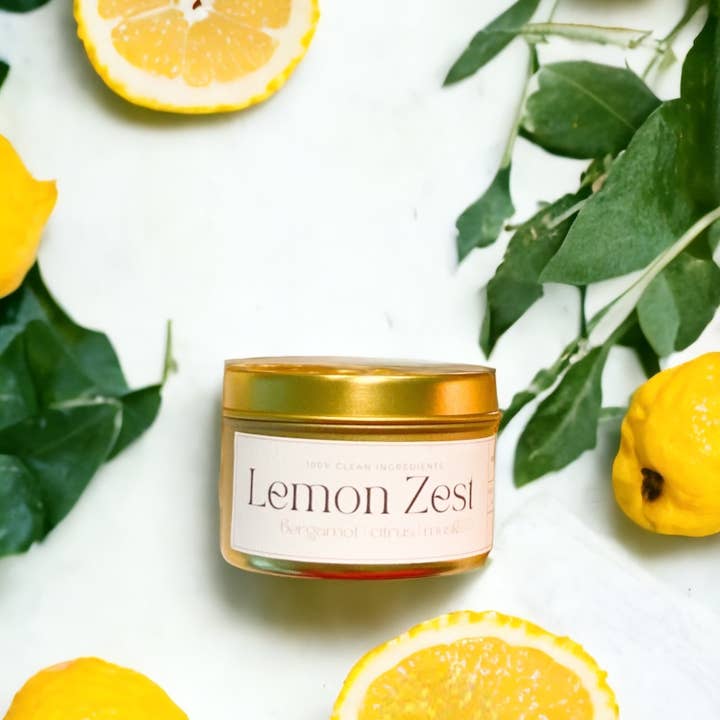 TPYL Studio – wholesale Travel candles – Lemon Zest Travel Tin 4oz