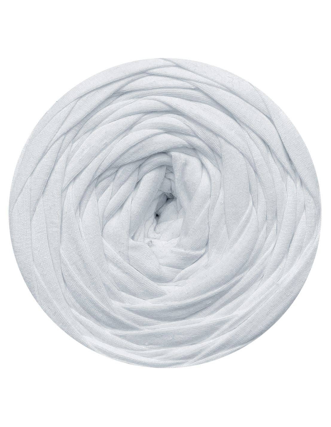 Jolly Good Yarn – wholesale Yarn – Glacier White t-shirt yarn (100-120m)1