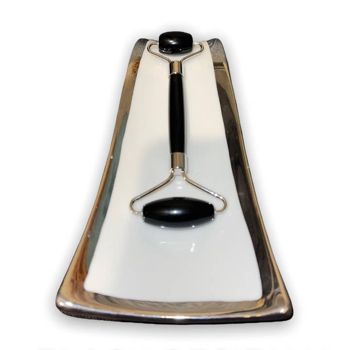 Black Obsidian Facial Roller for wholesale by Moon & Ivy