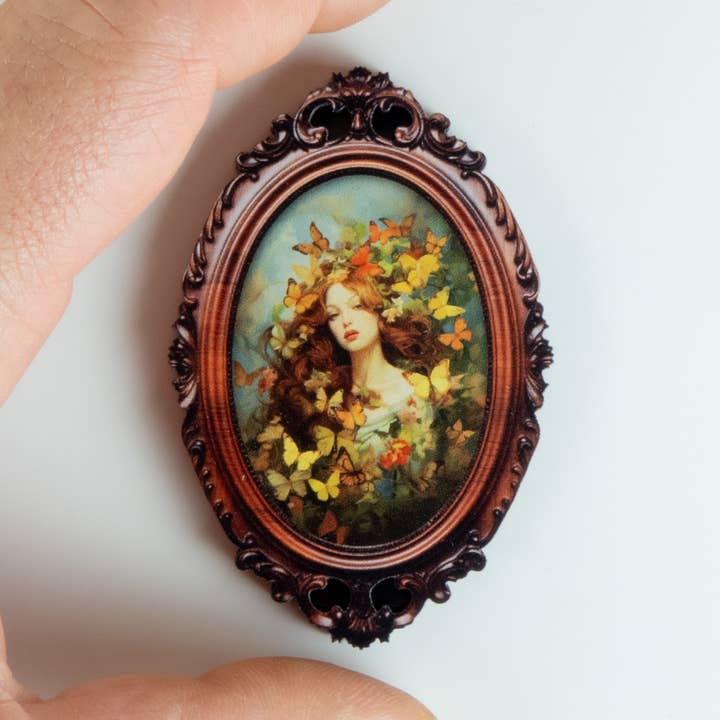 Aimants avec portraits, effet 3D encadré, cadre vintage pour la vente par Standish House