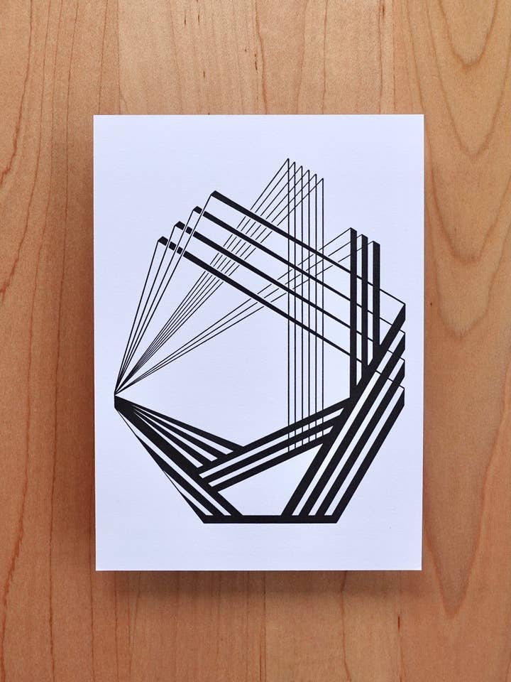 Letterpress Wraparound for wholesale by Rose Hollow Design Inc