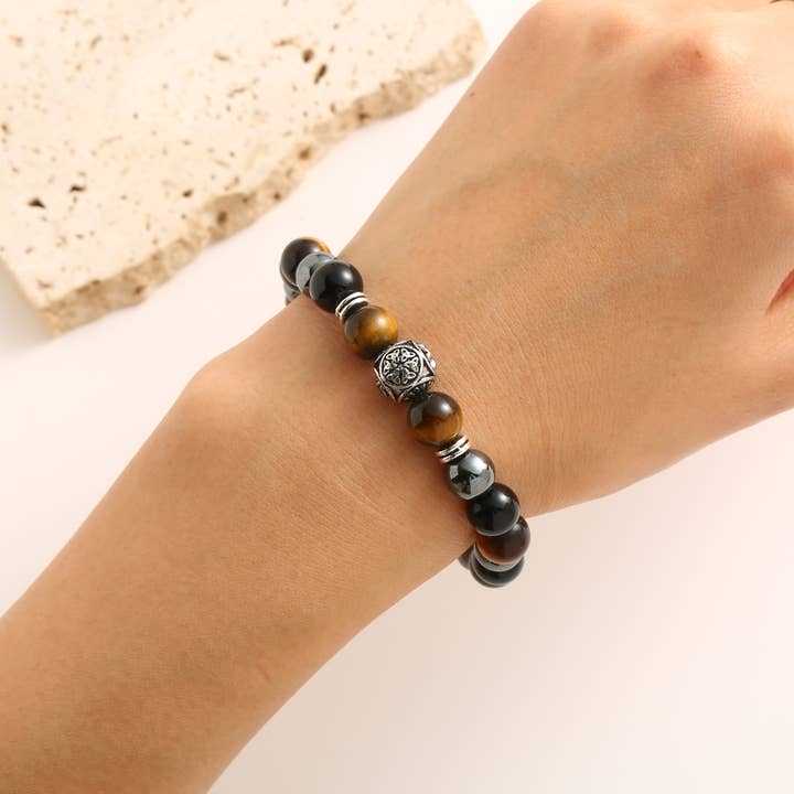 Celtic Ore Crafts - Wholesale Jewelry - Men's - IRB-061C Men's Bracelet Triple Power1