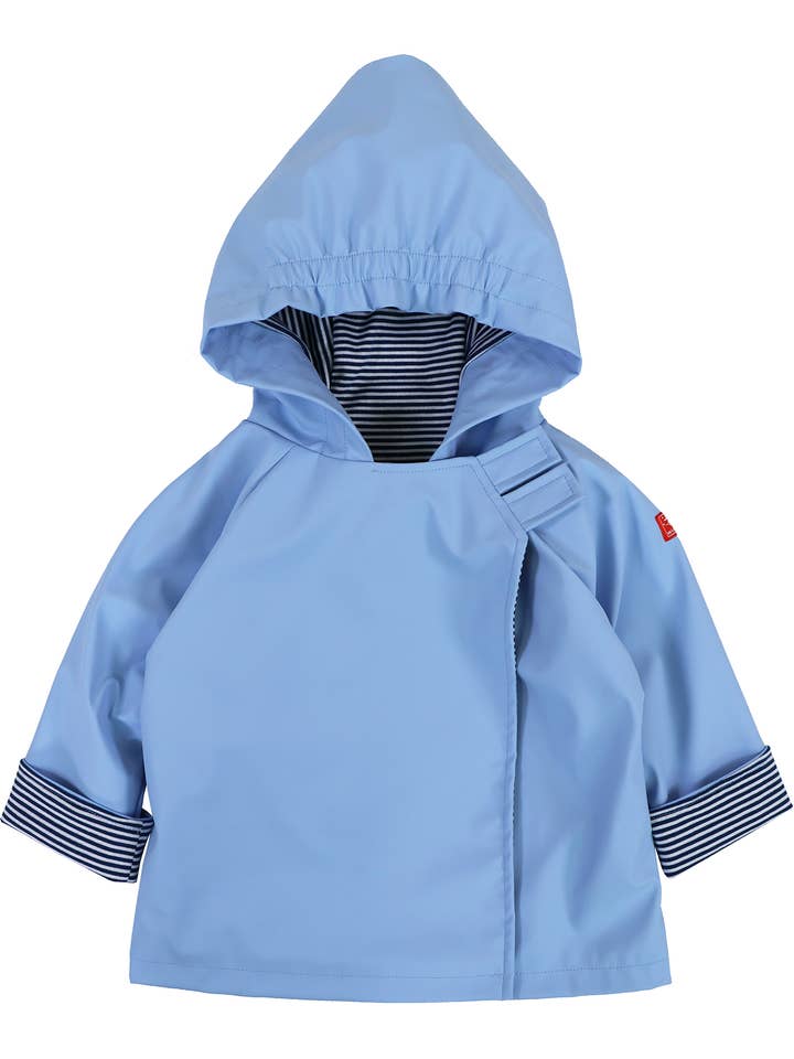 Lt Blue Widgeon Favorite Wrap Rain Jacket with Hood R620BLG for wholesale by American Widgeon