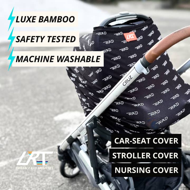Little Rad Things - Wholesale Car seat cover – Kids & baby - Infant, Newborn, Baby Multi-Use Car Seat Cover - Midnight6
