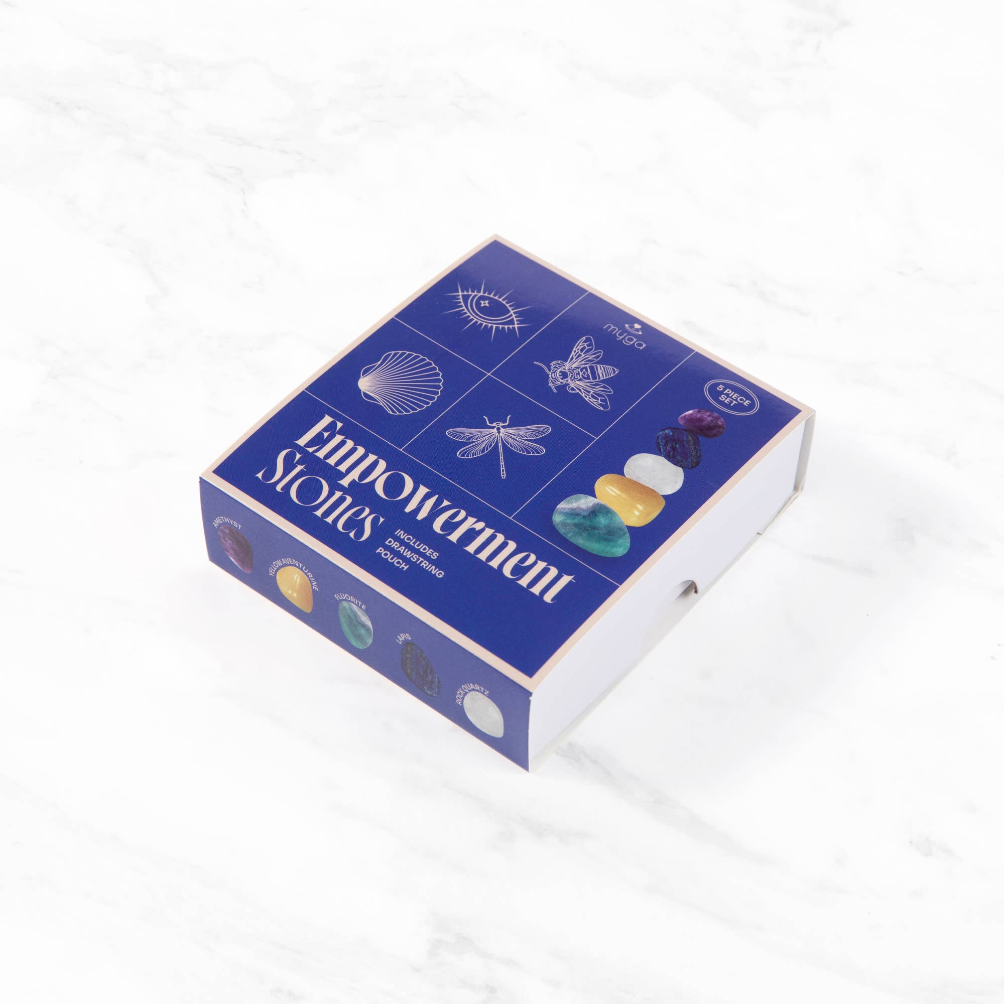 Myga - Wholesale Spiritual Stone/Crystal - Myga Wellbeing Crystal Collection - Display 24 Units55