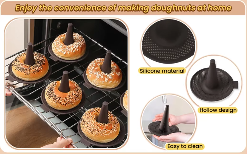 VIGOR - Wholesale Chocolate/Candy Mold - Silicone Baking Mold Set Cake Mousse Pudding Donut Molding8