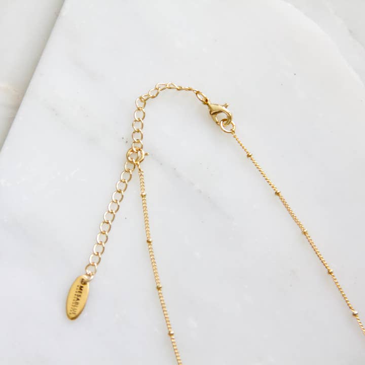 Mesa Blue - Wholesale Link & Chain Necklace - Extender Chain - Gold1