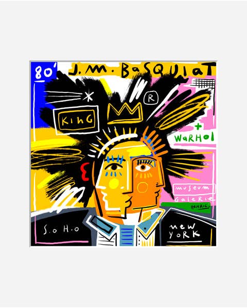 Atelier Contemporain - Wholesale Art Print - Fine Art Print - "Basquiat" - J-P Henric12
