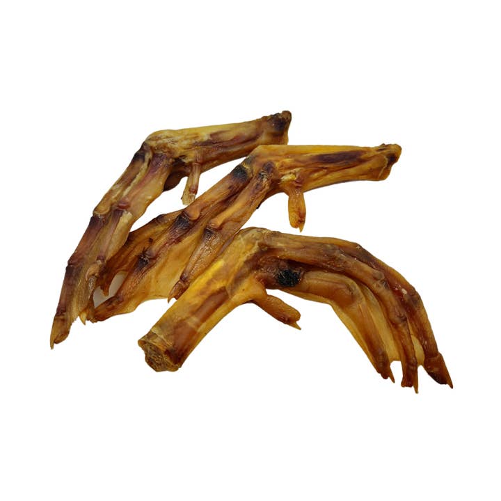 Jojo Modern Pets - Wholesale Pet Treats - Dog - Duck Feet Dog Treats - Single-Ingredient Chews (25/Bag)