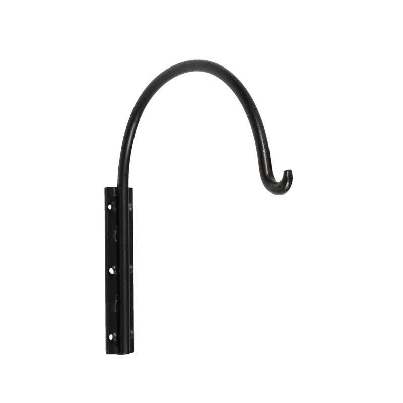 COSYDAR-DECO - Venta al por mayor Ganchos de pared - Soporte de Pared Arco Metal Negro 20cm - Soporte Luminaria Bohemia TEKU0