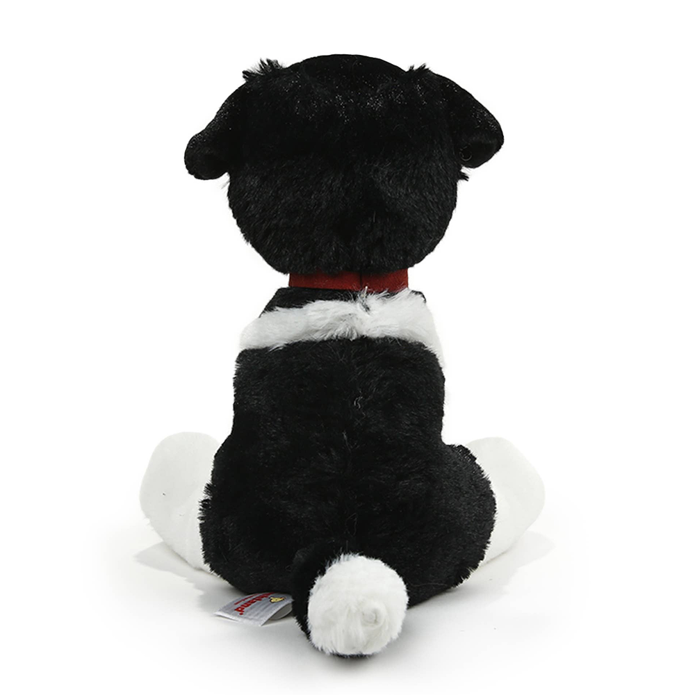 Plushland - Vente Peluche – enfant et bébé - Peluche Chien Colley 8″ | Jouet en Peluche Chien Blanc avec Collier2