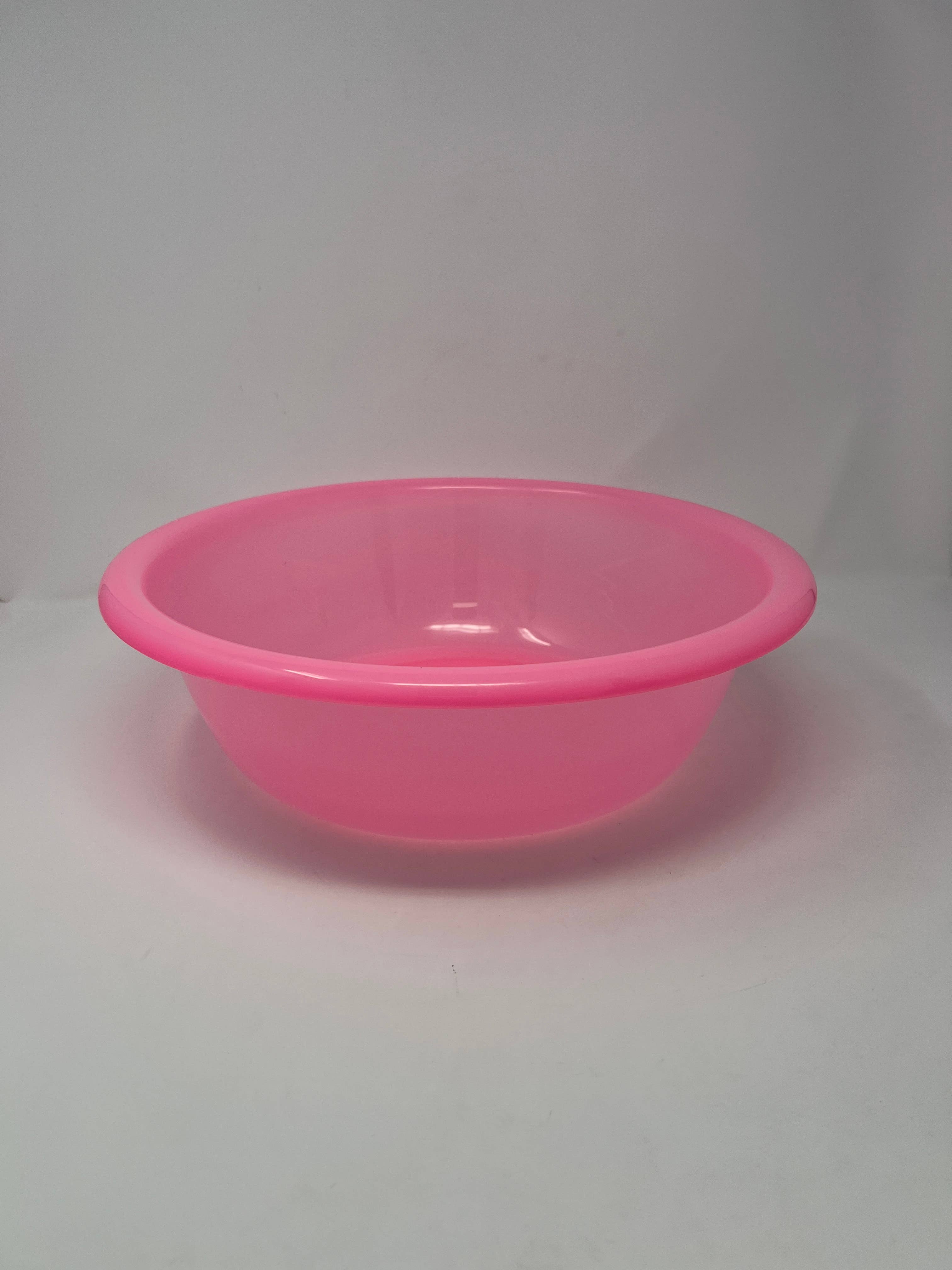 USA HomeMax - Wholesale Laundry Basket - 14.5" Round Plastic Tub Assorted Colors3