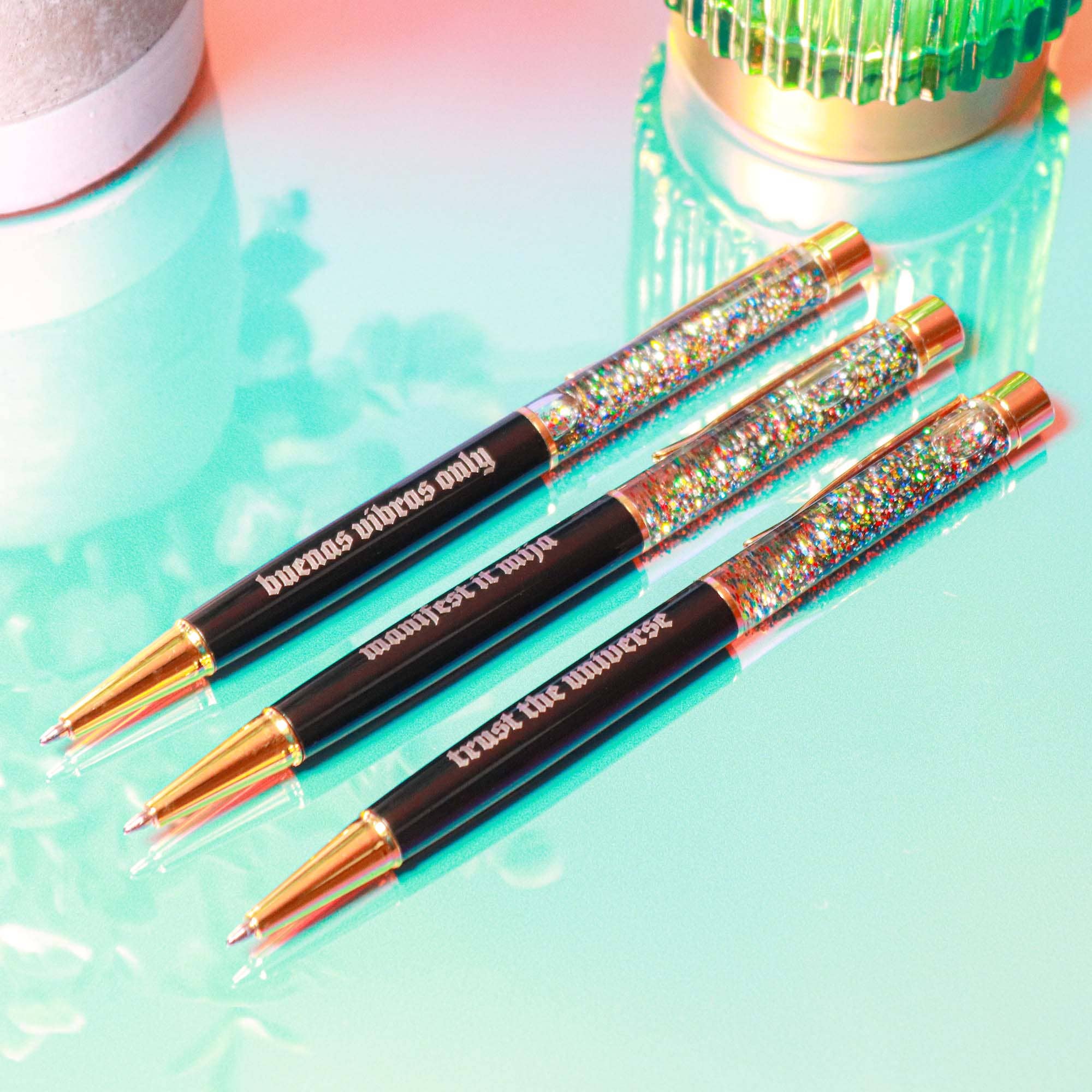 Quiero Prints - Wholesale Pen - Buenas Vibras Pen Set4