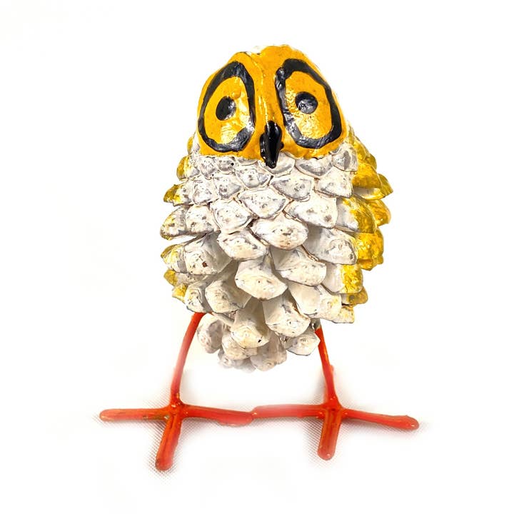 OWL SEEDPOD BIRD for wholesale by Mbare Home + Gift