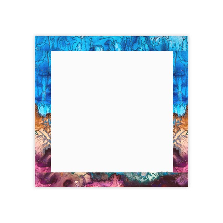 Colorful Desert Rain Abstract Post-it® Note Pads - Vibrant Sticky Notes for wholesale by Tina Brown