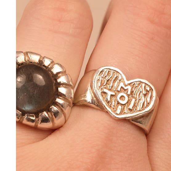 Moi Toi Signet Ring for wholesale by Line & Label