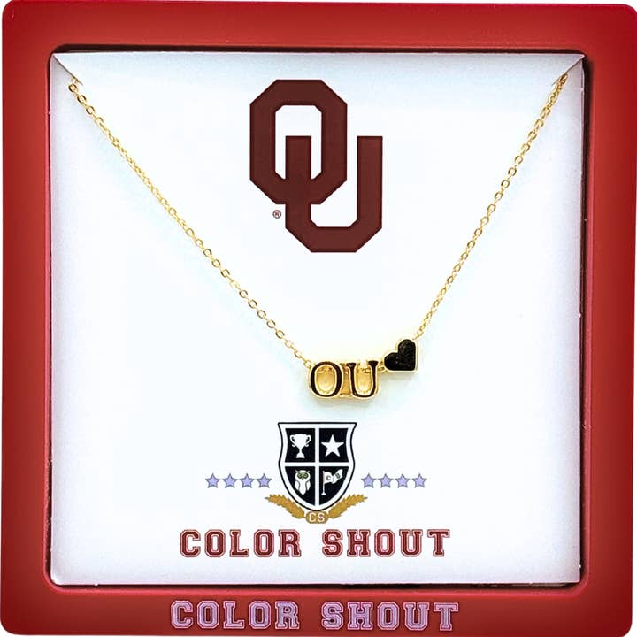 Color Shout - Wholesale Pendant/Charm Necklace - I Love College: Initial Heart Necklace21