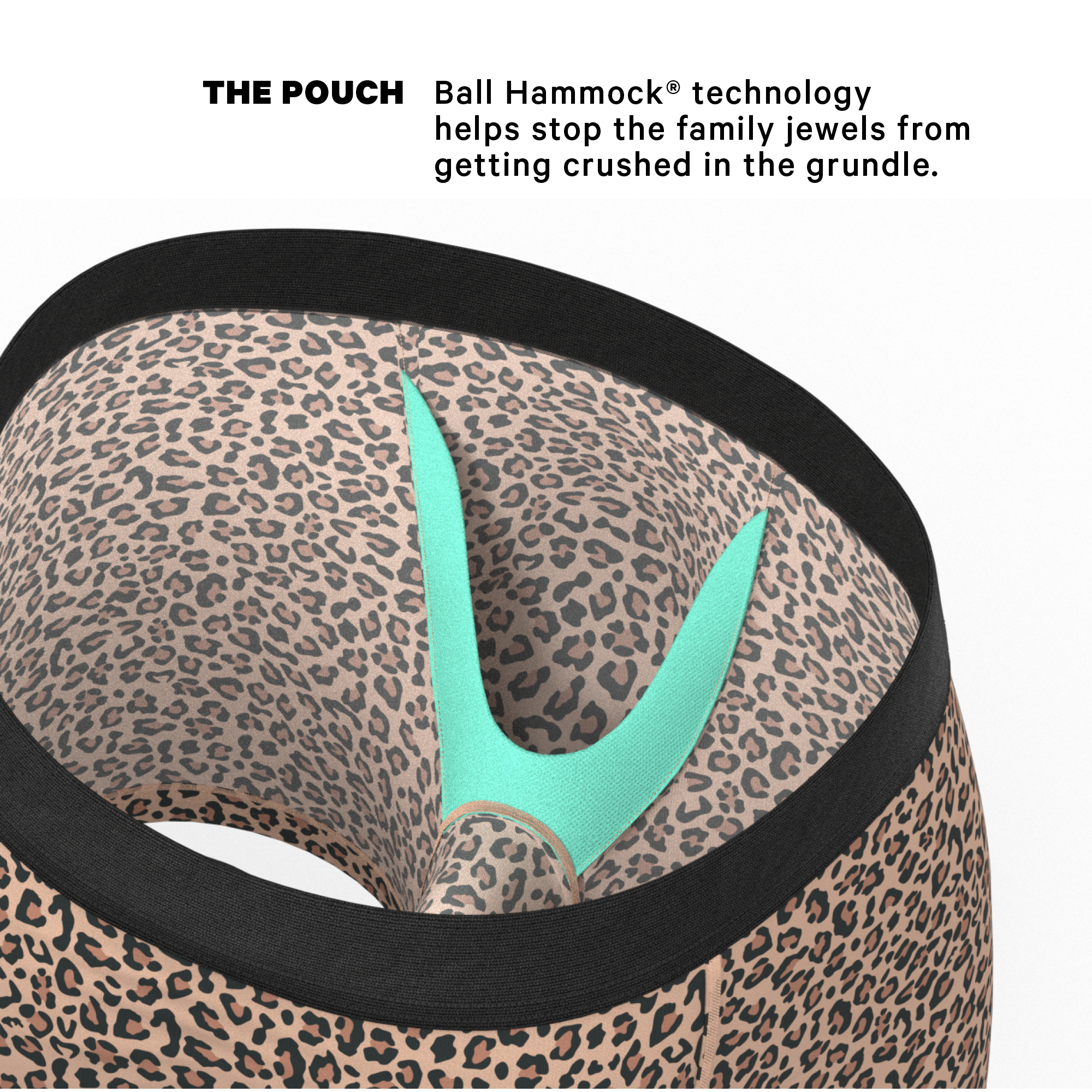 Shinesty, Inc - Vendita all'ingrosso Intimo - Uomo - The Wild Cat | Biancheria intima con stampa leopardata Ball Hammock®1