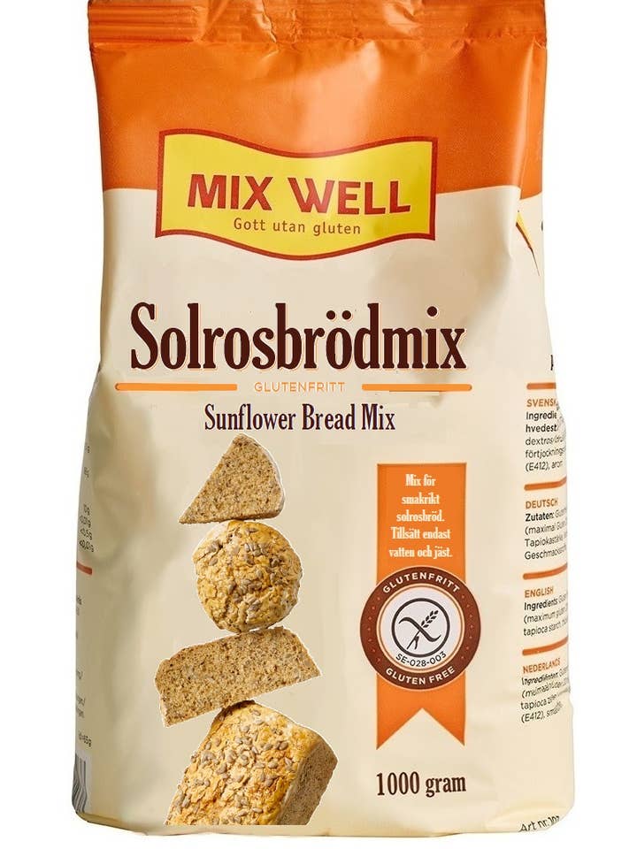 209 Gluten Free Sunflower Bread Mix for wholesale by MixWell