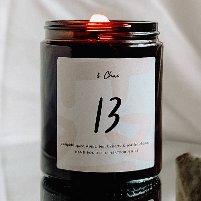 13 Soy Candle | Pumpkin Spice Scent for wholesale by & Chai