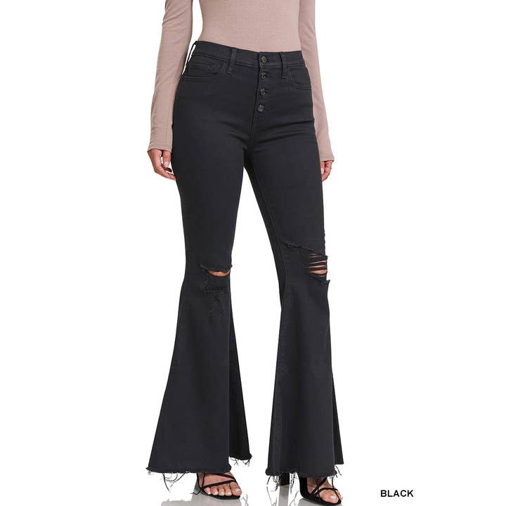 Wholesale black bell bottoms for your store Wholesale black bell bottoms for your store