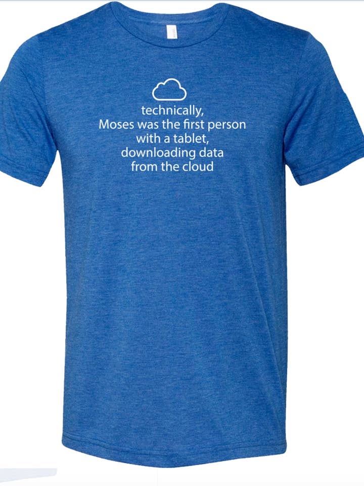 Moses Shirt (Heather Blue) for wholesale by Red Letter 9