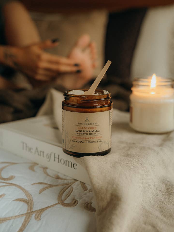 Hydrating Magnesium & Arnica Cream for Sleep & Pain Relief for wholesale by Little Buddha by Daisy