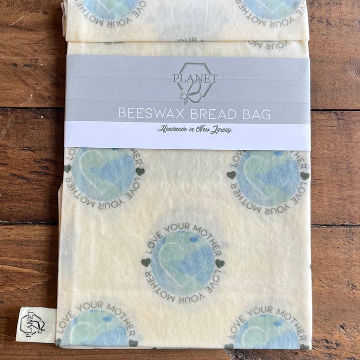 Planet B, Inc. – Engroshandel Indpakning/pose til opbevaring af mad – Bivoks Brødpose - Prints5