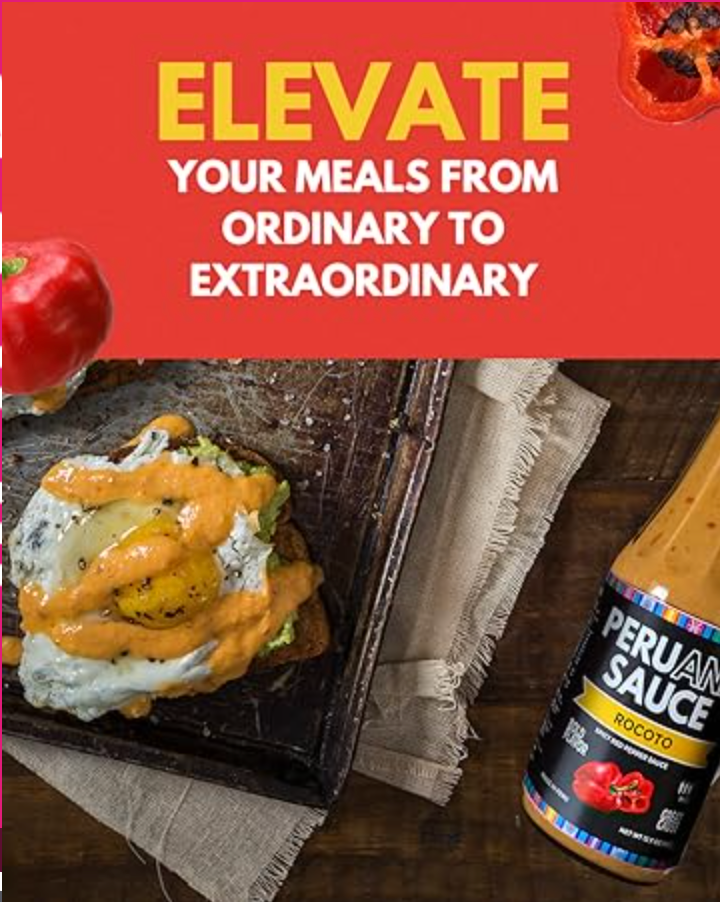 Peruana Foods - SPC – Molho picante por atacado – Molho Picante Gourmet de Aji Amarillo, 198g, Suave, SG, Keto13