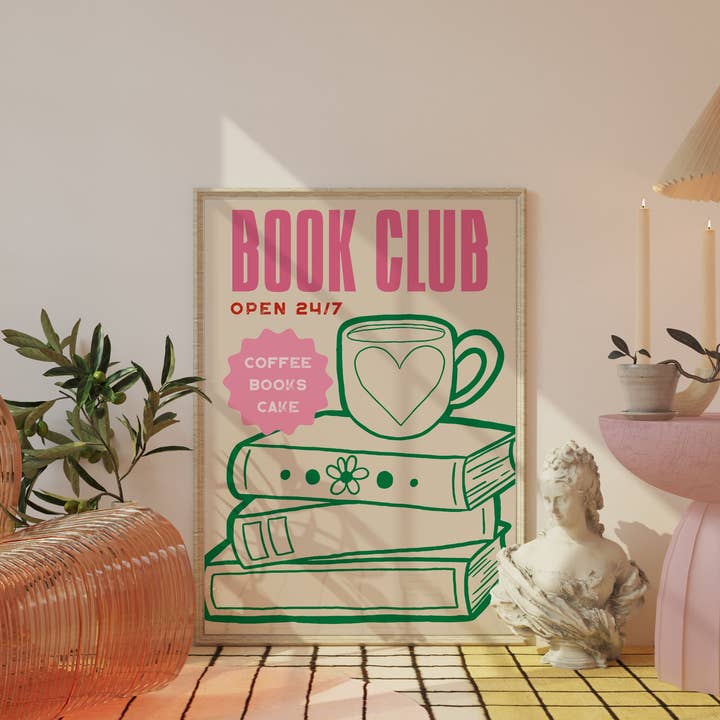 Moonshine Prints - Wholesale Art Print - Book Club Print3