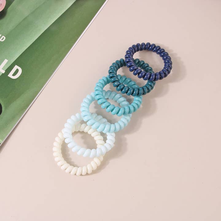 NINEXIS - Wholesale Hair Tie - CWAHA1108_Simple Phone Line Hair Tie 28