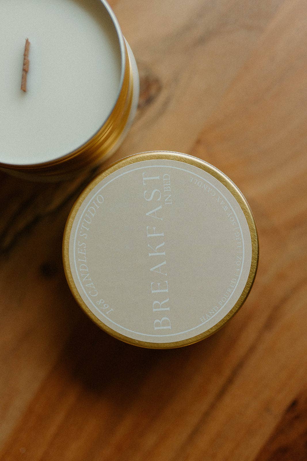 168 Candles Studio – Velas de viagem por atacado – Vela de 4oz Pequeno-almoço na Cama2