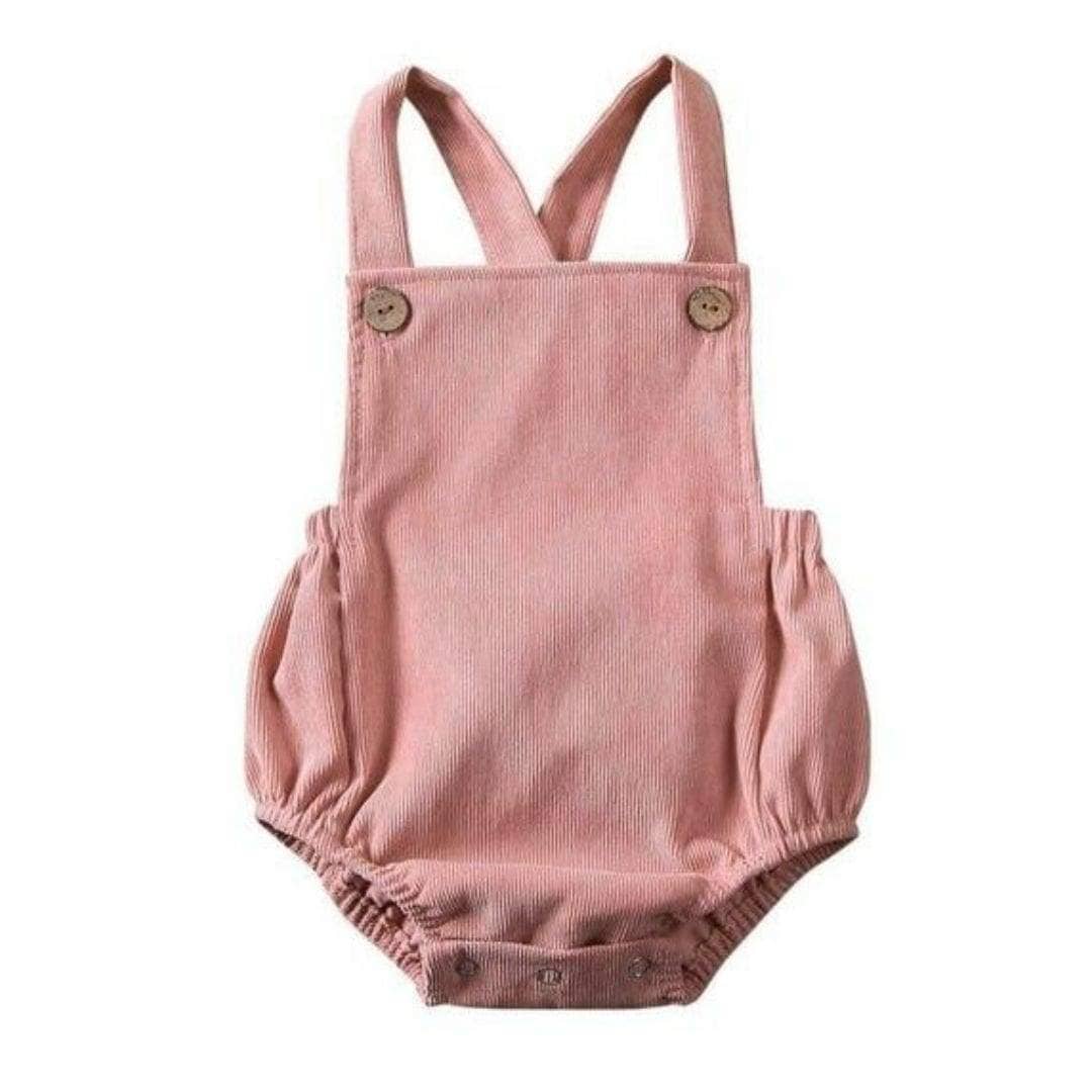 Fennco Styles - Vente Body (sans pieds) – bébé - Barboteuse bébé dos nu en velours côtelé7