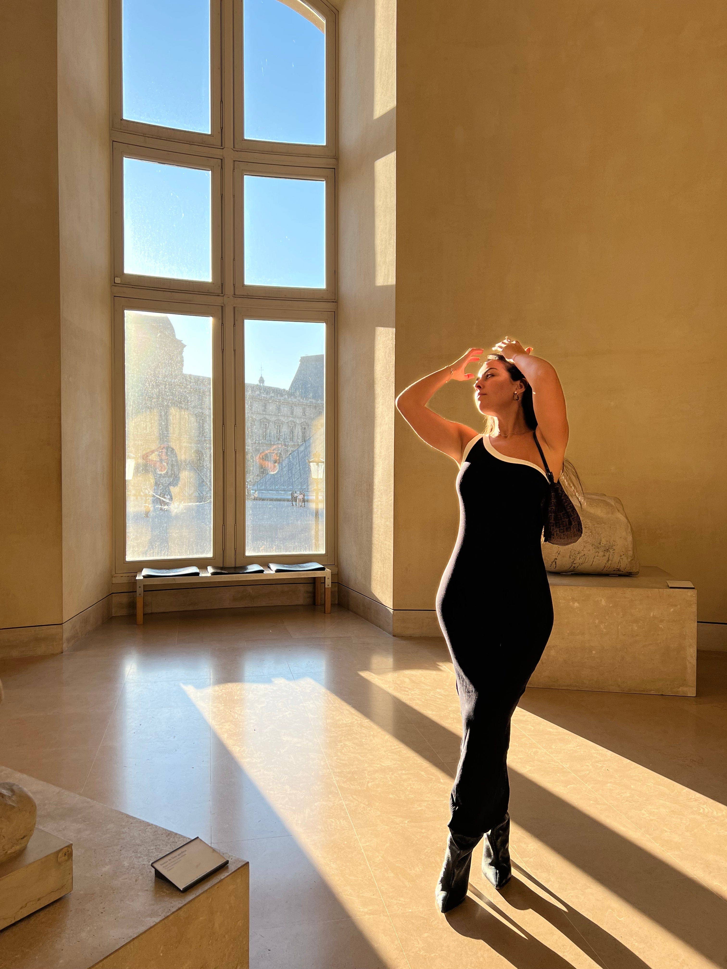 Knyt Studios - Wholesale Dress - Women's - Black Asymmetric Maxi Dress Gabi7