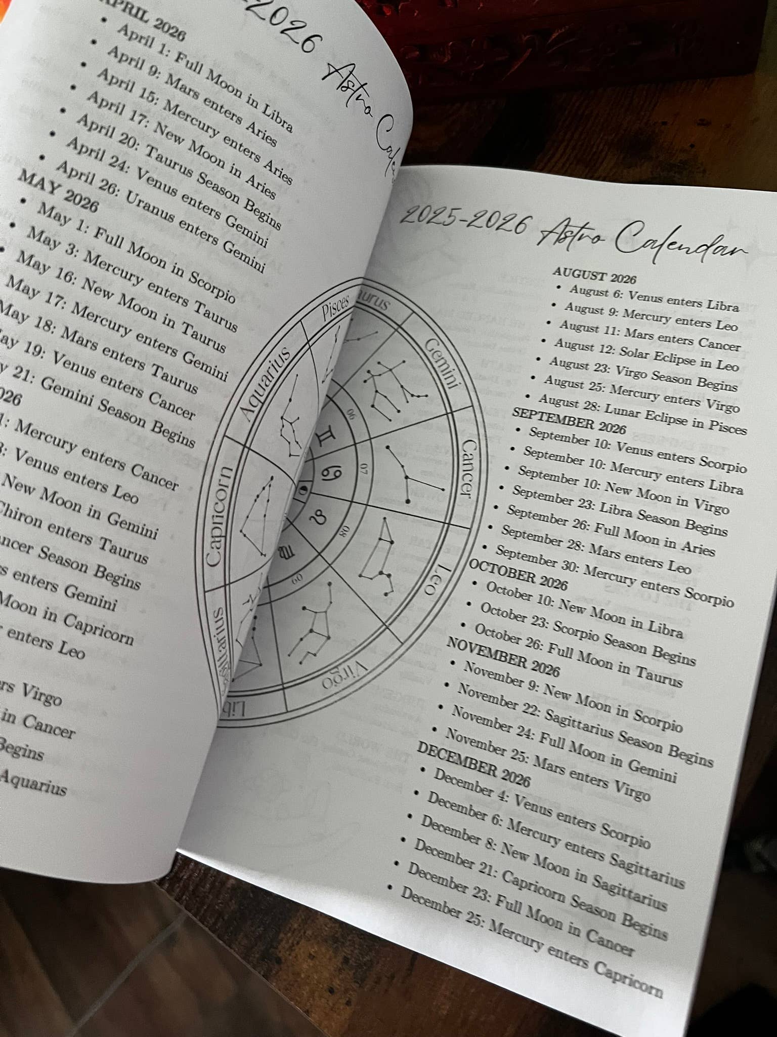 Leah Jones Marcus - Wholesale Planner - Ad Astra: Undated Weekly Astro Planner & Tarot Journal4