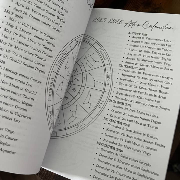 Leah Jones Marcus - Wholesale Planner - Ad Astra: Undated Weekly Astro Planner & Tarot Journal4